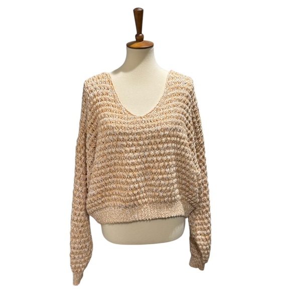 Free People Chunky Sweater Size Medium 41 - Picture 2 of 5